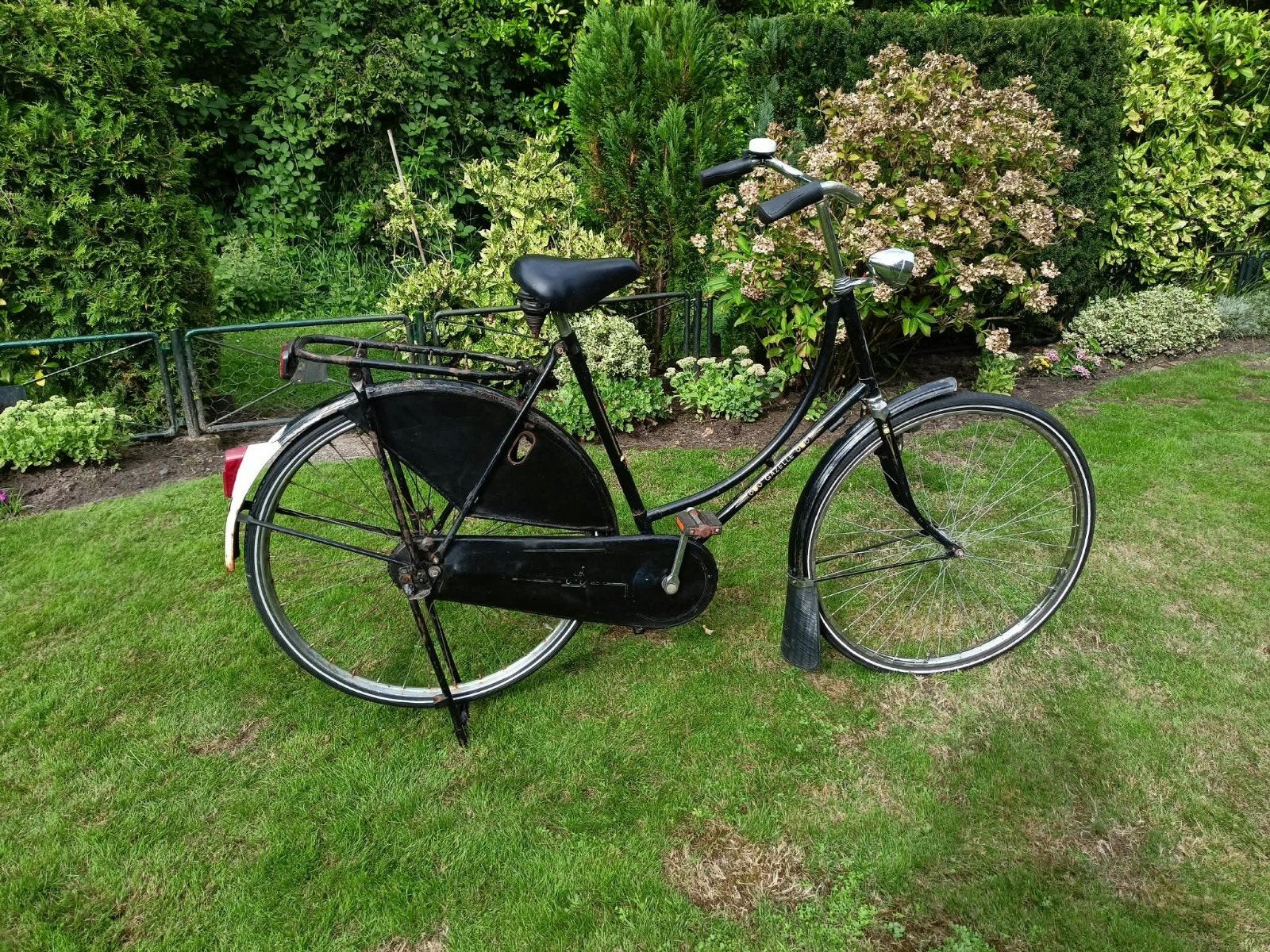 GAZELLE Vintage Omafiets, Fietsen en Brommers, Fietsen | Dames | Damesfietsen, Terugtraprem, Ophalen, Overige merken, 53 tot 56 cm