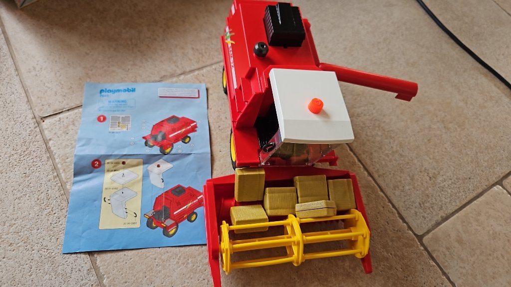 Playmobil maaidorser compleet 7645, Ophalen of Verzenden, Zo goed als nieuw, Complete set, Voertuig
