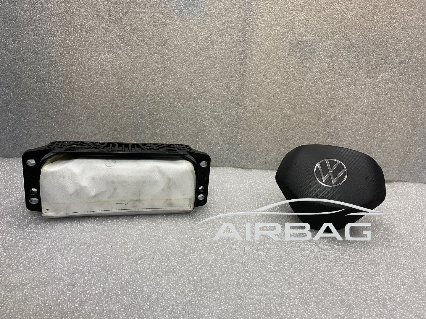 Volkswagen T-Roc 2022+ airbag set stuur airbag passagier air, Gebruikt, -, -, Ophalen of Verzenden