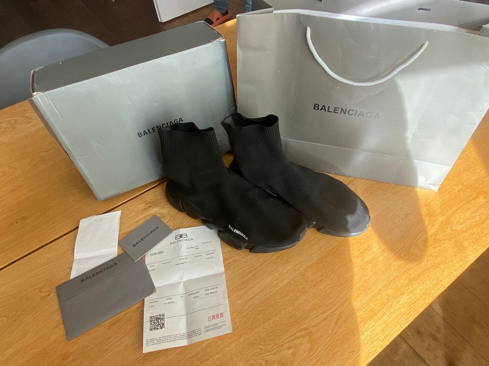 Balenciaga sock schoenen, Ophalen of Verzenden, Zo goed als nieuw, Zwart