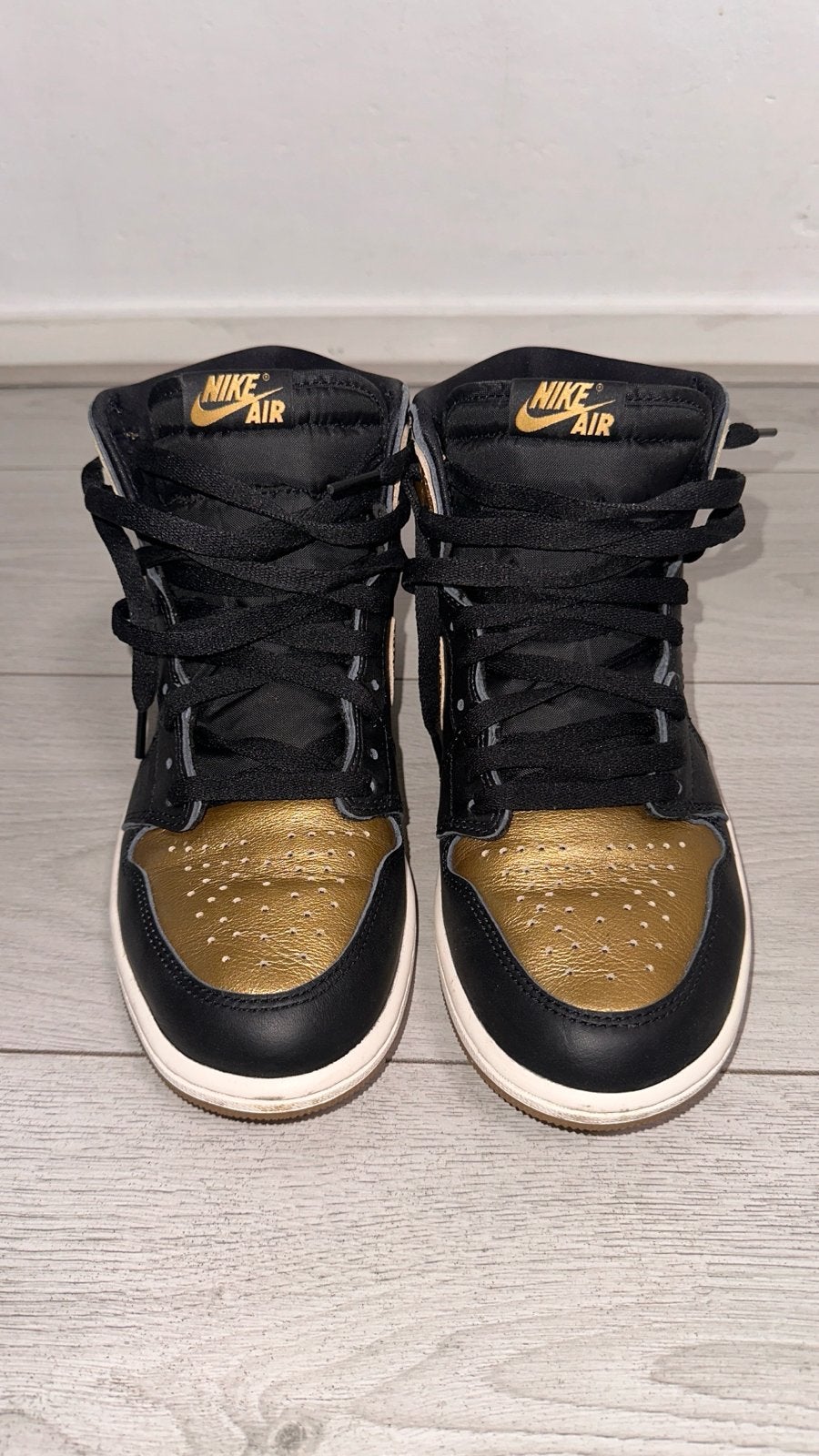 Nike Air Jordan 1 Retro High OG Black Metallic Gold Maat 41, Kleding | Heren, Schoenen, Zwart, Ophalen of Verzenden, Sneakers of Gympen