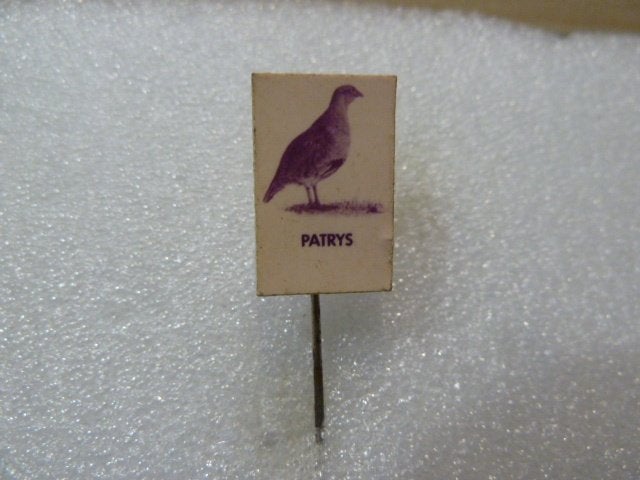 Vintage Speldje Patrys - Dier of Natuur, Ophalen of Verzenden, Gebruikt, Dier of Natuur, Speldje of Pin