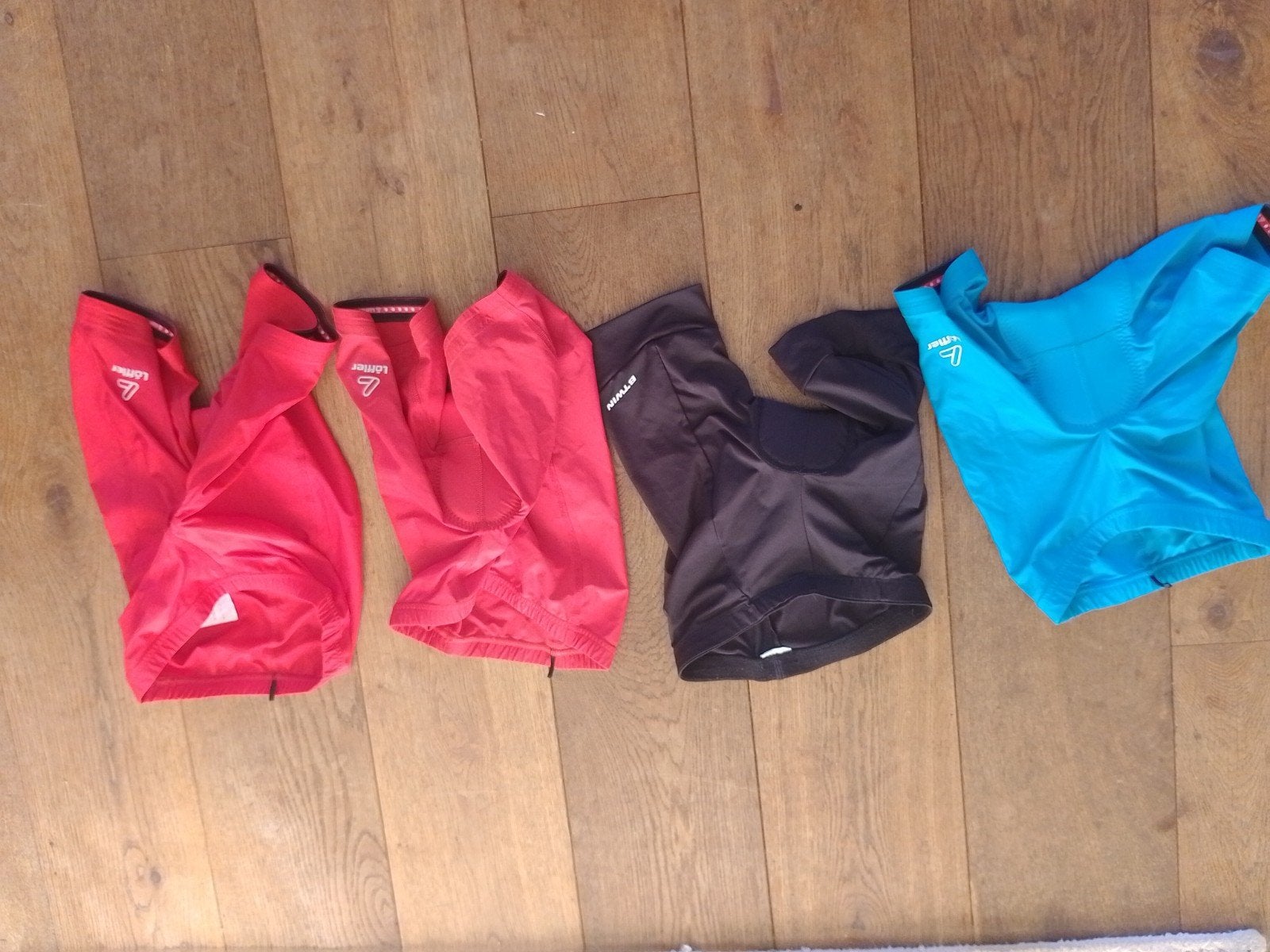 Fietsbroeken Kids - Rood, Zwart, Blauw, Ophalen of Verzenden, Gebruikt, Löffler en B'tween, Jongen of Meisje