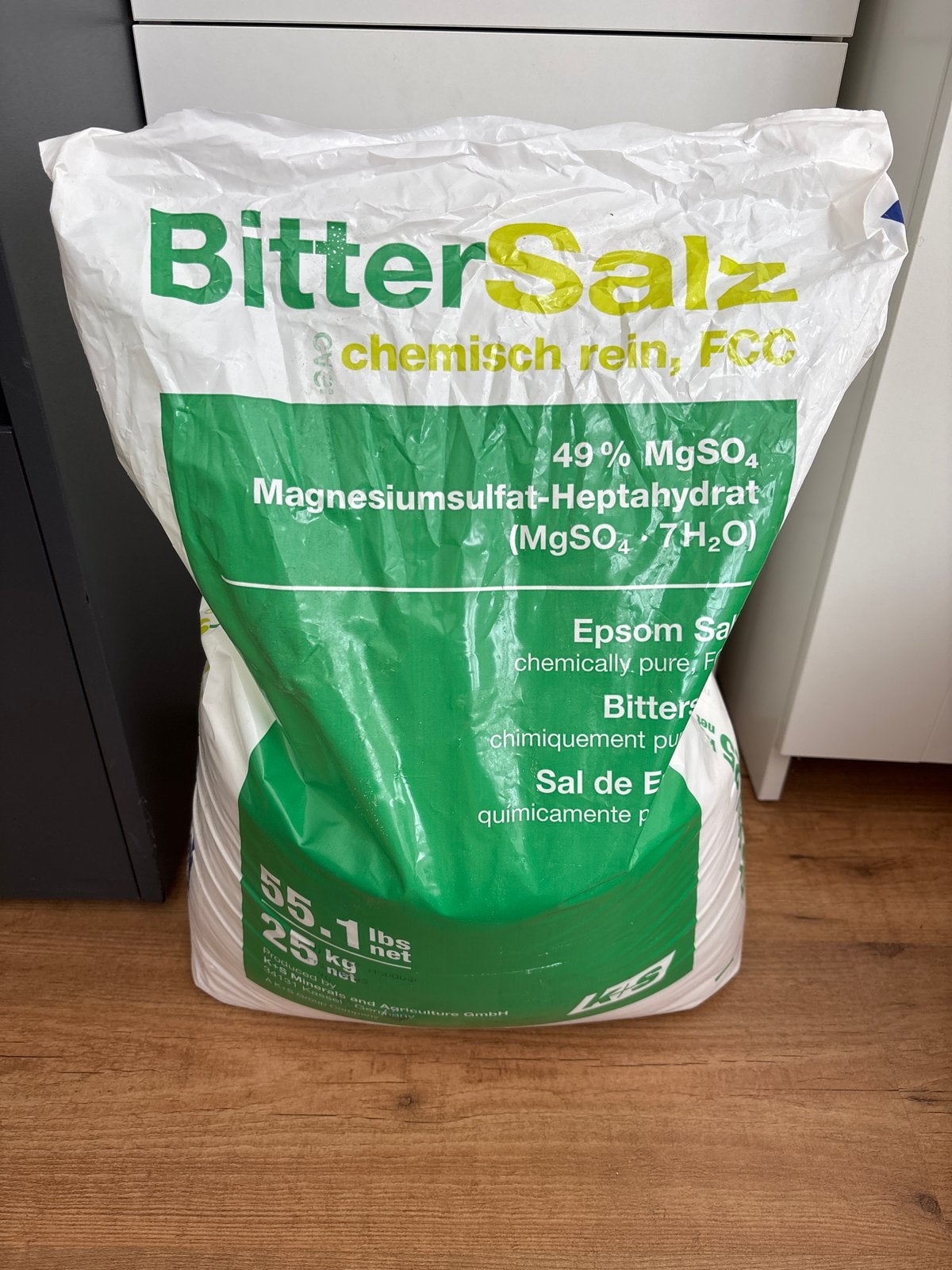 Bitterzout Magnesiumsulfaat Heptahydraat 25 kg, Tuin en Terras, Ophalen of Verzenden, Nieuw
