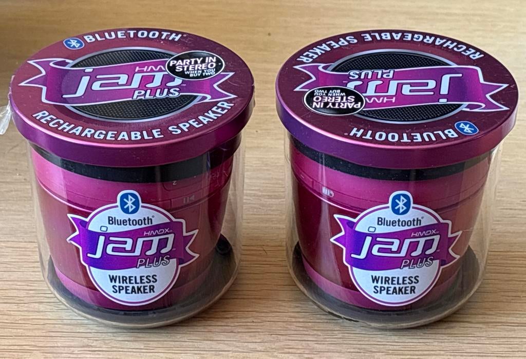 HMDX Jam Plus luidspreker 2 stuks, Overige merken, Overige typen, Nieuw, Ophalen of Verzenden