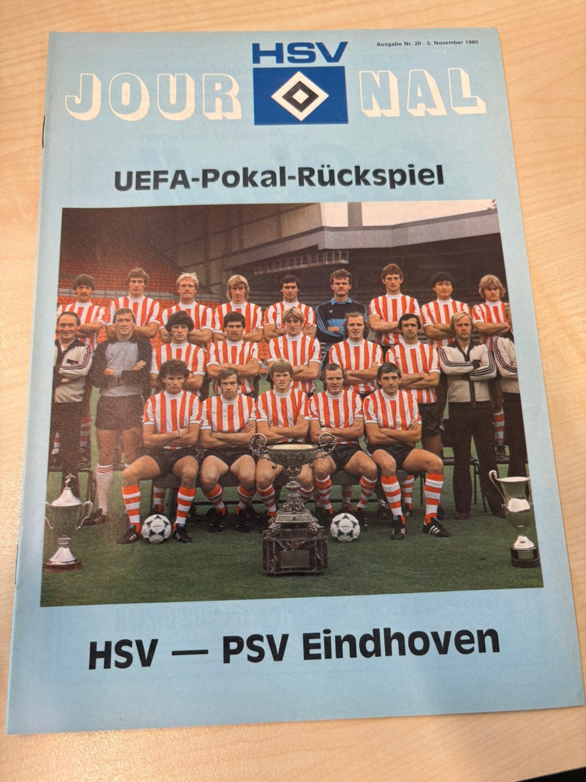 Hamburger SV / HSV - PSV Eindhoven programmaboekje, Ophalen of Verzenden, Nieuw, PSV, Boek of Tijdschrift