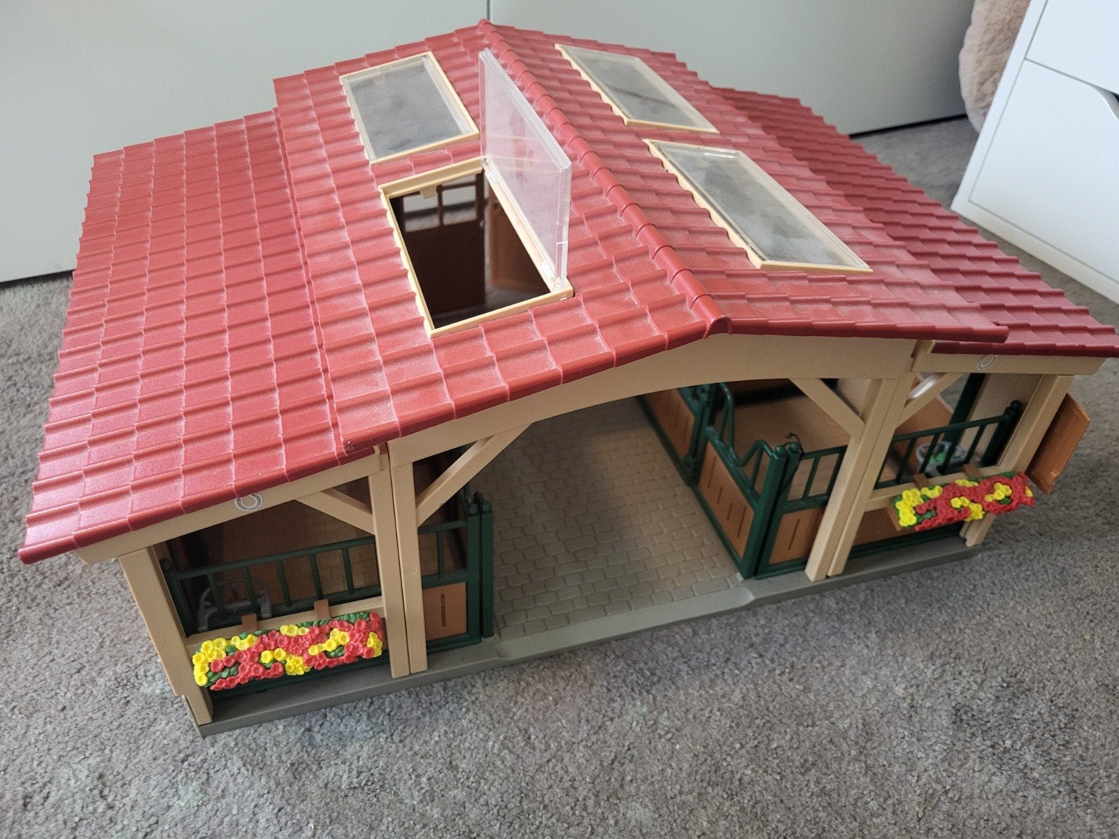 Schleich Paardenstal met accessoires, Ophalen of Verzenden