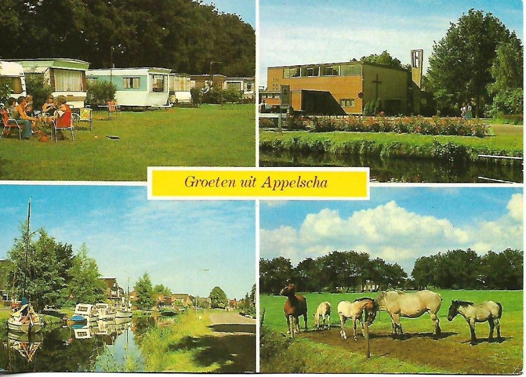 Appelscha- -4-luik., Verzenden, 1960 tot 1980, Gelopen, Friesland