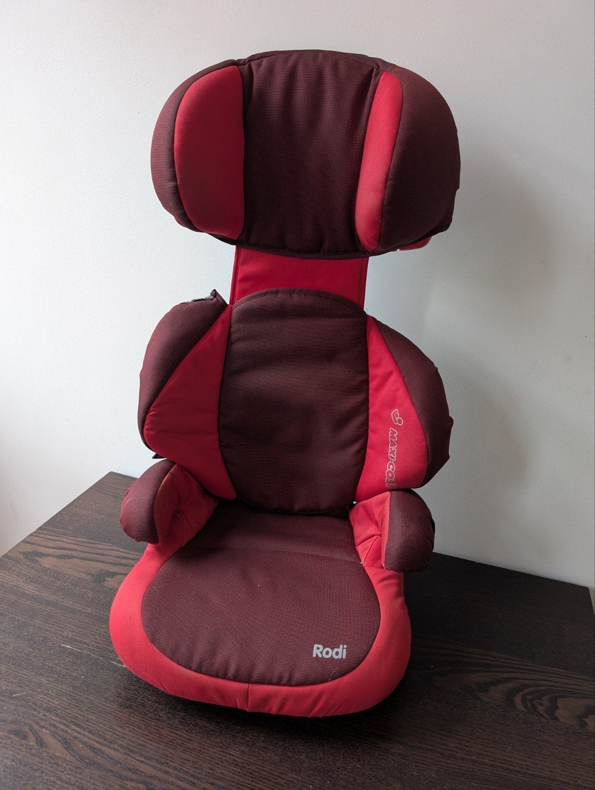 Maxi-Cosi Rodi autostoel - 15-36 kg - Rood/Bruin, Ophalen, 15 t/m 36 kg, Maxi-Cosi, Gebruikt