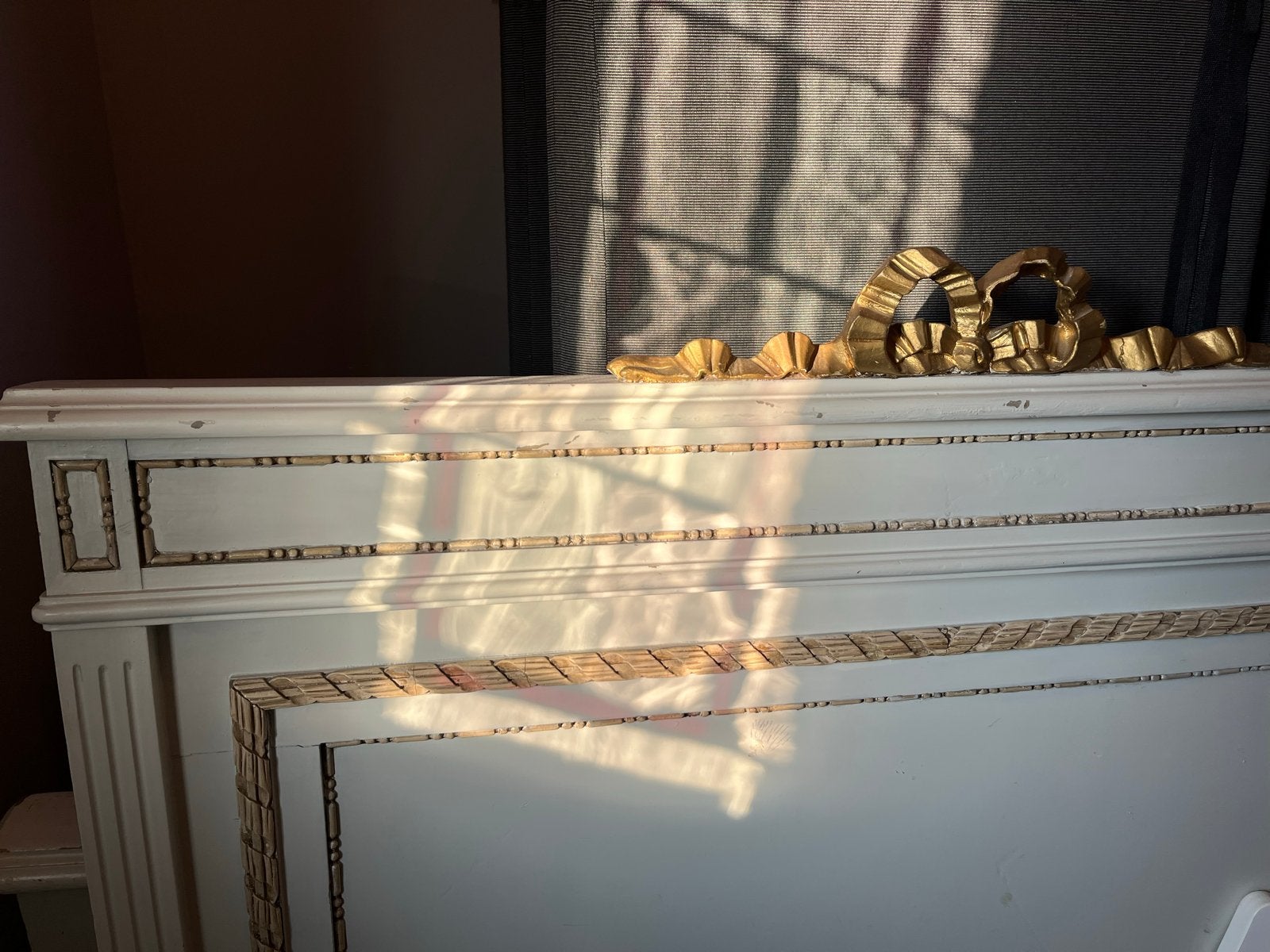 Antiek / vintage 2x houten bedframe, Ophalen