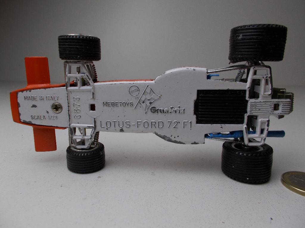 1972 Mebetoys 6673 GRAND PRIX. LOTUS-FORD 72 F1. (Opknapper), Ophalen of Verzenden, Gebruikt, Auto, Overige merken