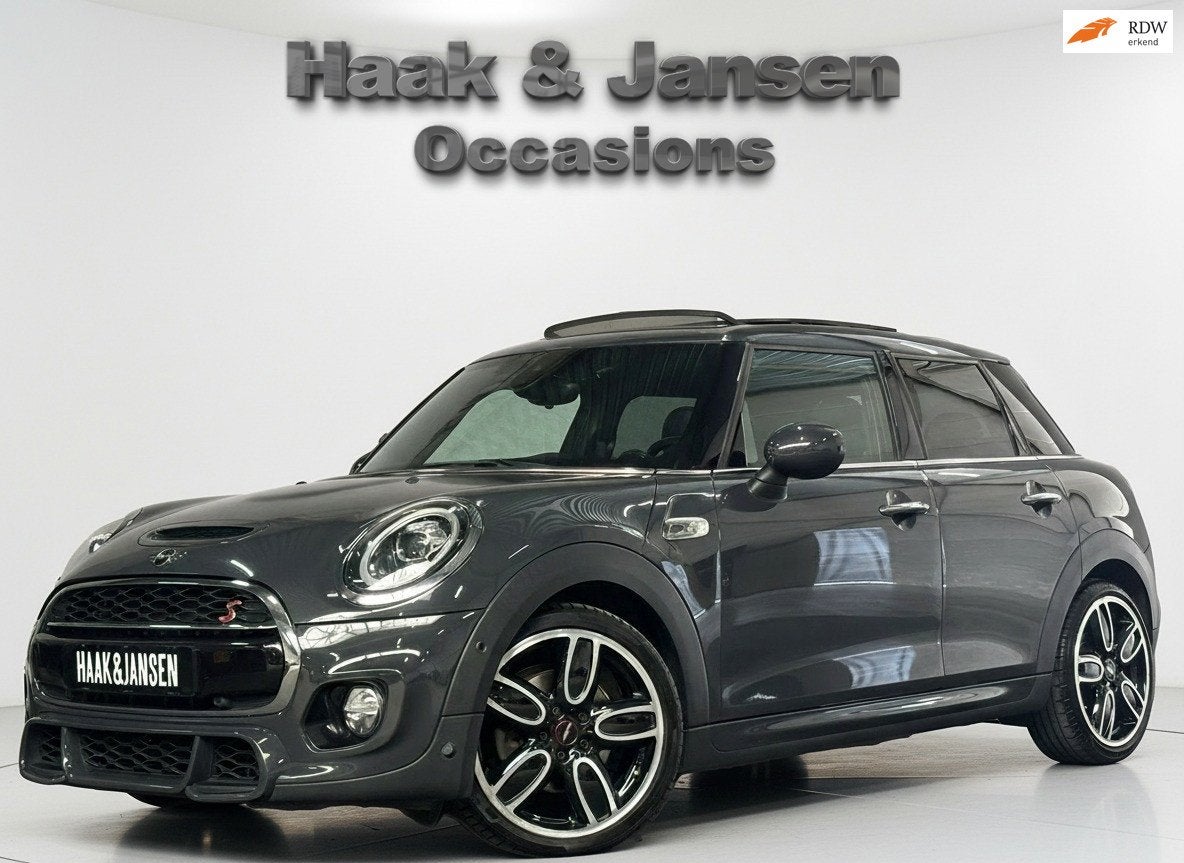Mini Mini 2.0 Cooper S JCW 192PK Pano Automaat Leder Led, 1998 cc, Gebruikt, Zwart, 4 cilinders