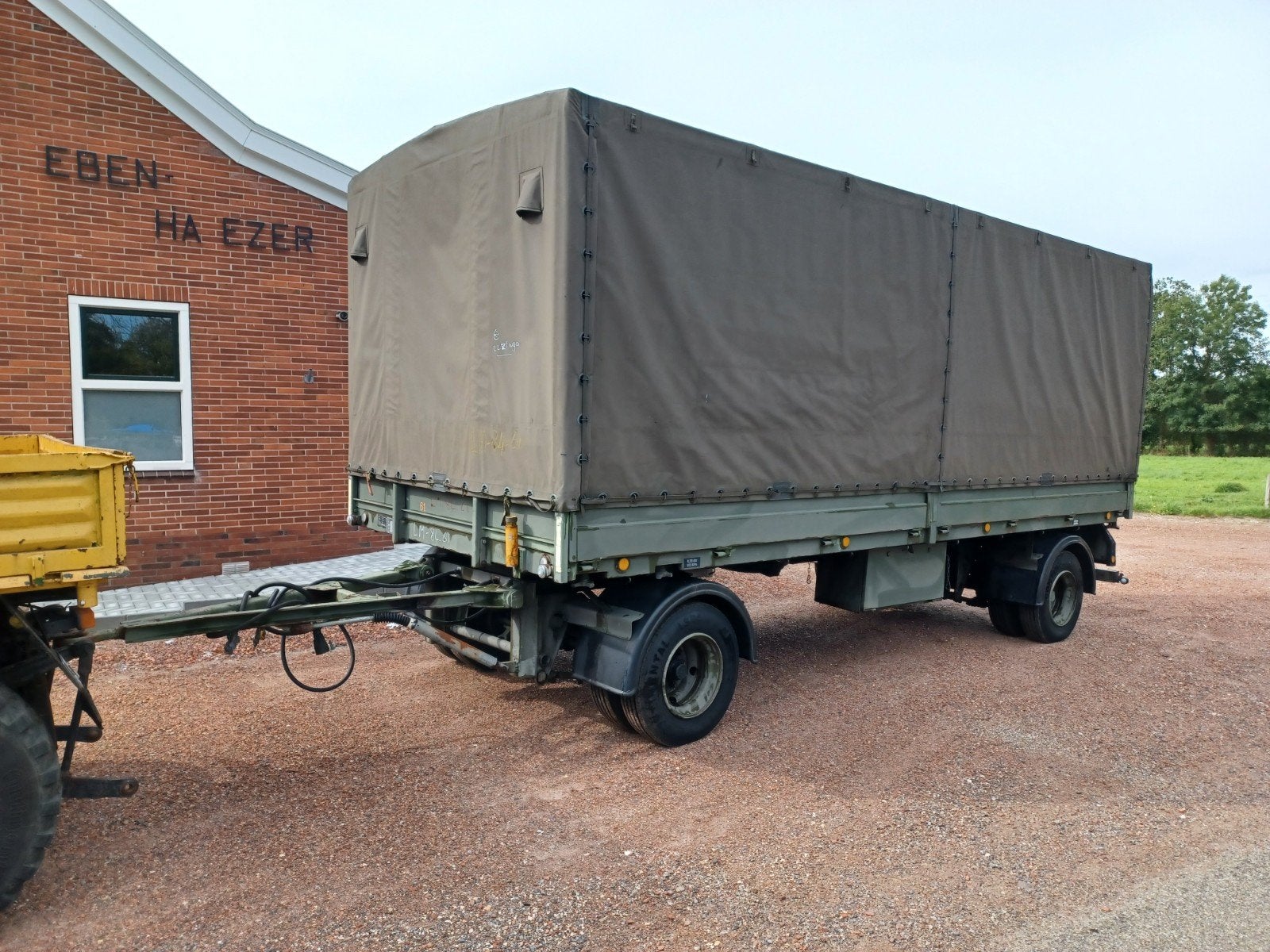Netam Fruehauf huif aanhanger aanhangwagen, Netam, Ophalen of Verzenden, Netam, Netam