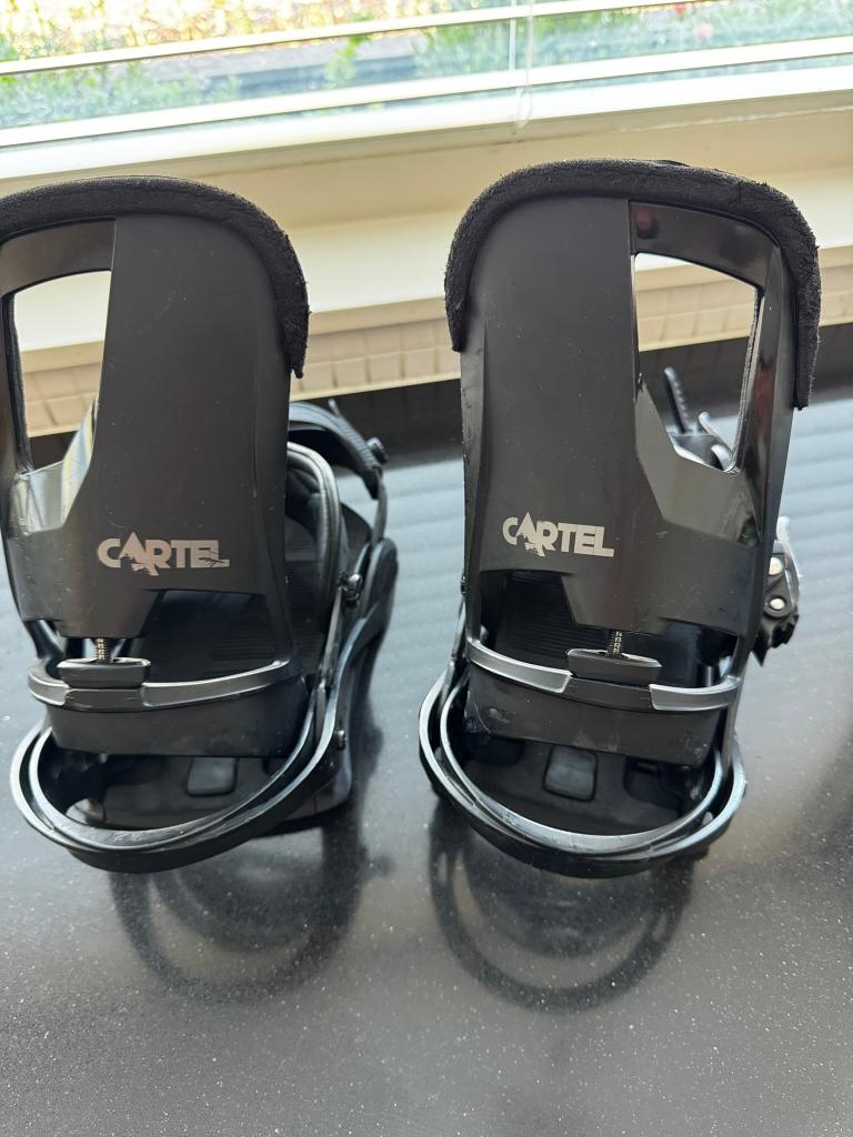 Burton Cartel bindingen, Sport en Fitness, Snowboarden, Ophalen of Verzenden, Gebruikt, Bindingen