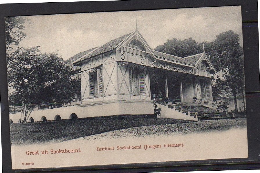 Ned Indië Sukabumi Soekboemi (jongensinternaat)  1910, Ophalen, Voor 1920, Buiten Europa