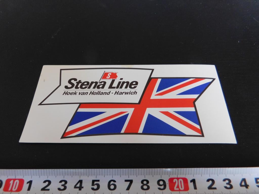 sticker Stena Line  Hook van Holland - Harwich  *, Ophalen, Zo goed als nieuw