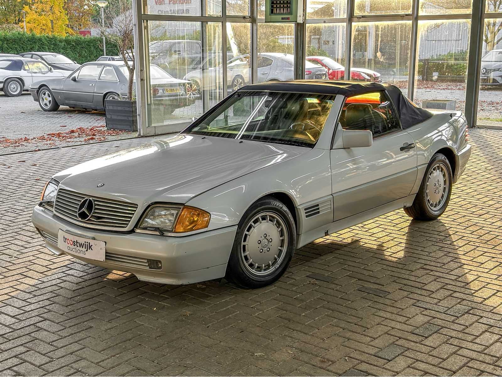 Mercedes-Benz SL500 1991 SL-Klasse, Auto's, Automaat, Gebruikt, Cabriolet, Bedrijf