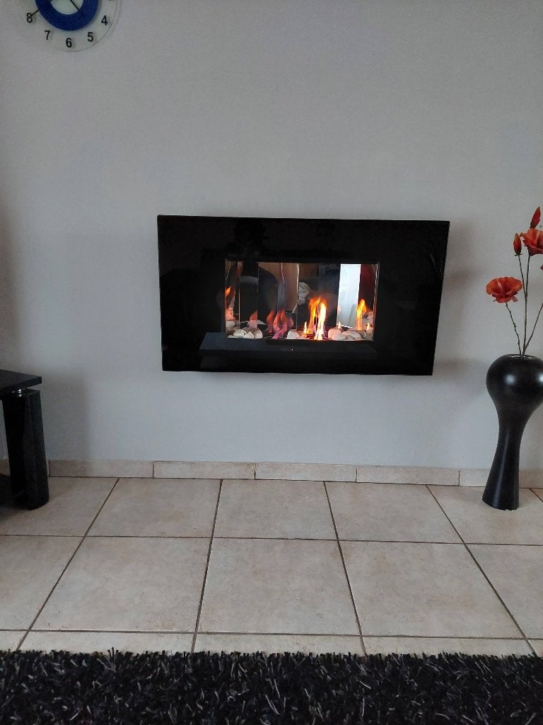 Moderne Bio ethanol sfeerhaard, Ophalen, Gebruikt
