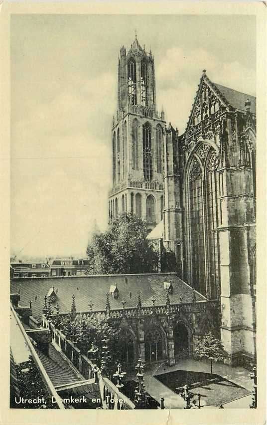 300-117-021 Utrecht Domkerk en Toren, Verzenden, Voor 1920, Utrecht