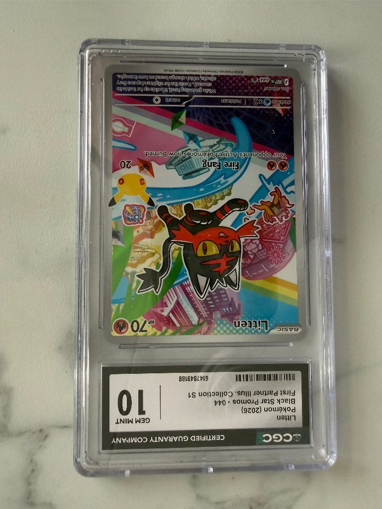 Pokémon - 3 Graded card - First Partners - Gen 7 - CGC 10, Verzenden, Zo goed als nieuw, Meerdere kaarten