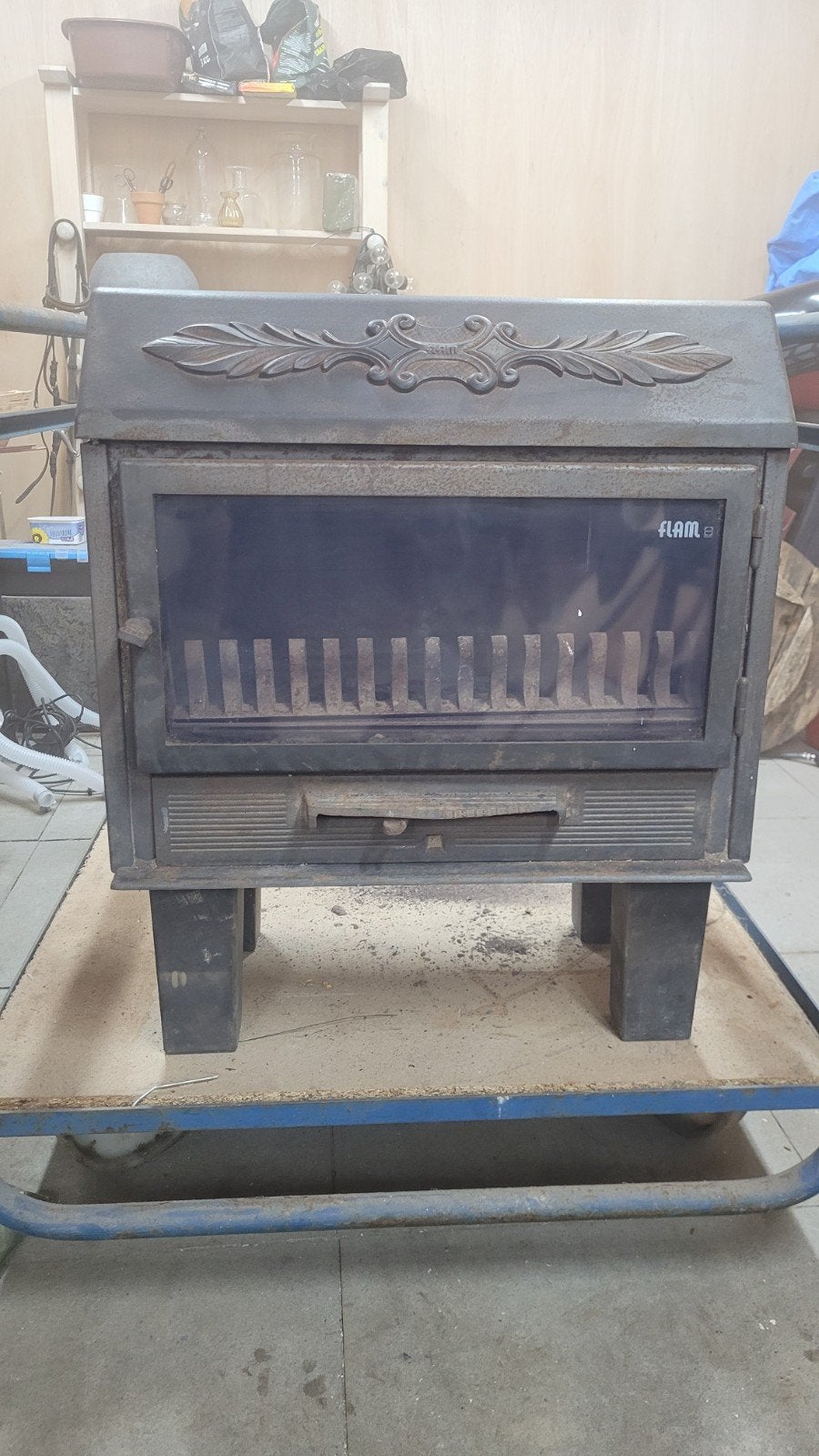 hout kachel, Ophalen, Gebruikt, Houtkachel, Vrijstaand