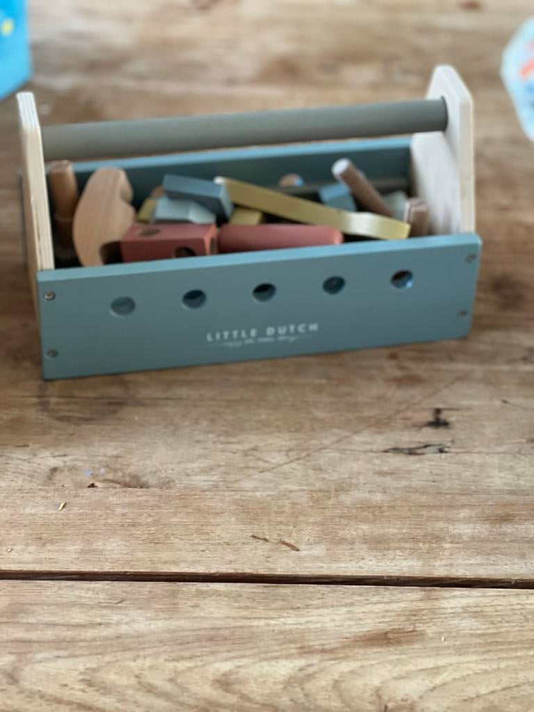 Little Dutch Houten Gereedschapskist speelgoed, Kinderen en Baby's, Speelgoed | Houten speelgoed, Ophalen of Verzenden, Gebruikt