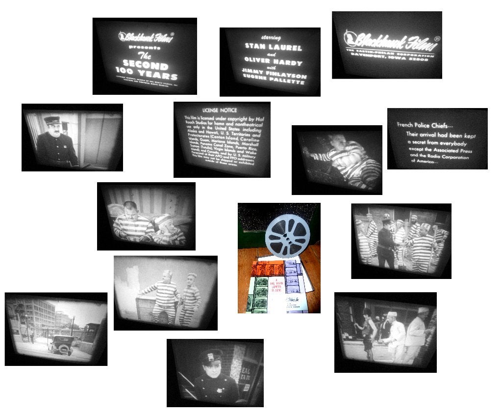 8mm film Laurel + Hardy - Blackhawk - 2nd 100 years - 1927, Ophalen of Verzenden, 8mm film