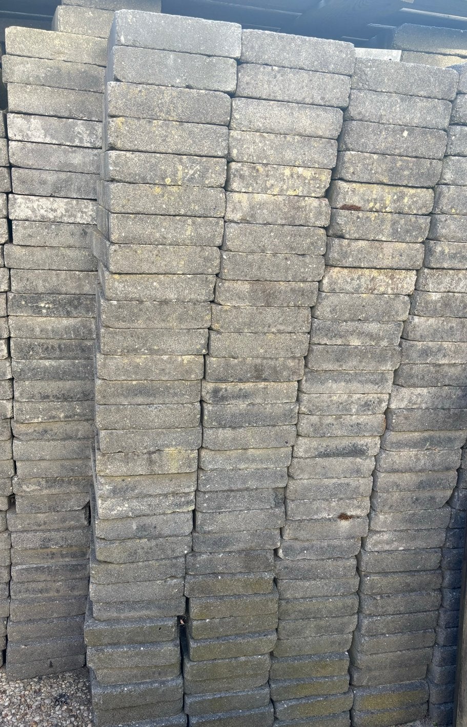 Gebruikte betontegels voor terras of pad, Tuin en Terras, Tegels en Klinkers, Ophalen, Gebruikt, 10 m² of meer, Beton
