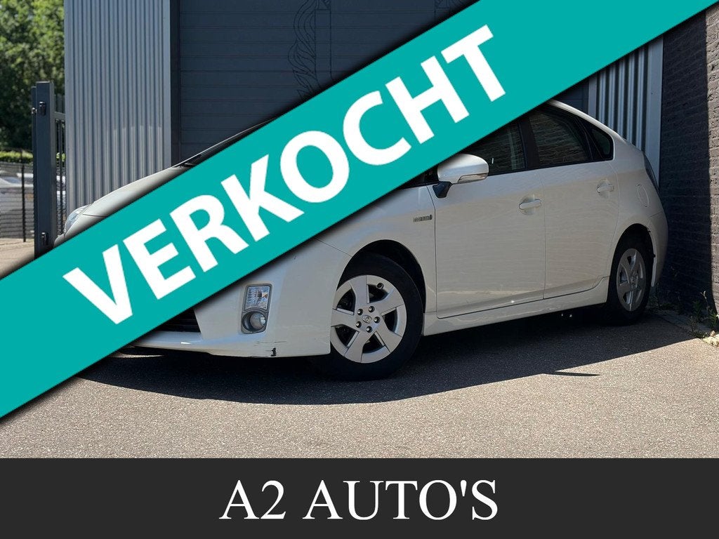 Toyota Prius 1.8 Comfort Automaat|Camera|Ecc, Stof, Gebruikt, 4 cilinders, Wit