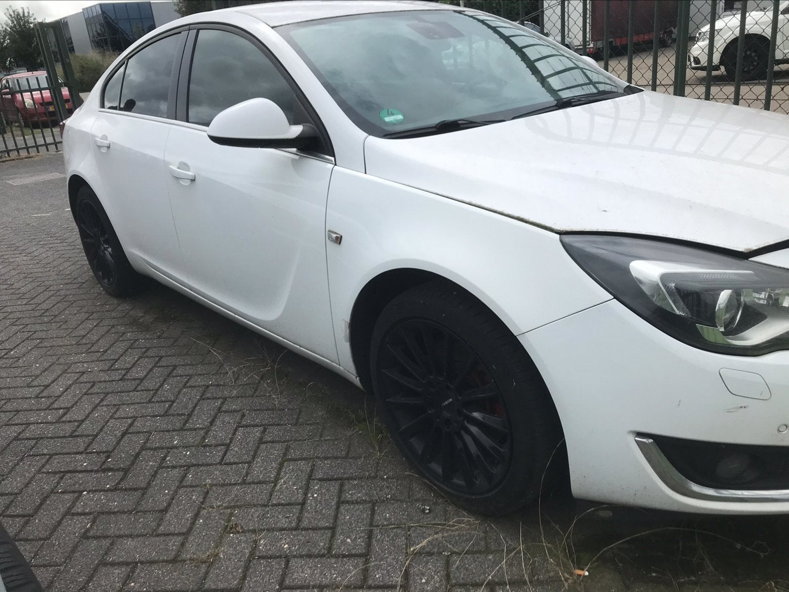 Opel insignia, Stof, 4 cilinders, Wit, Particulier