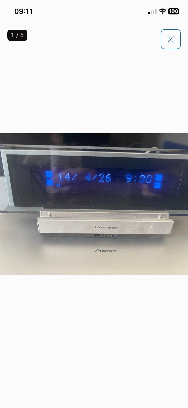 Pioneer audioset, Gebruikt, Tuner of Radio, Ophalen of Verzenden, Pioneer
