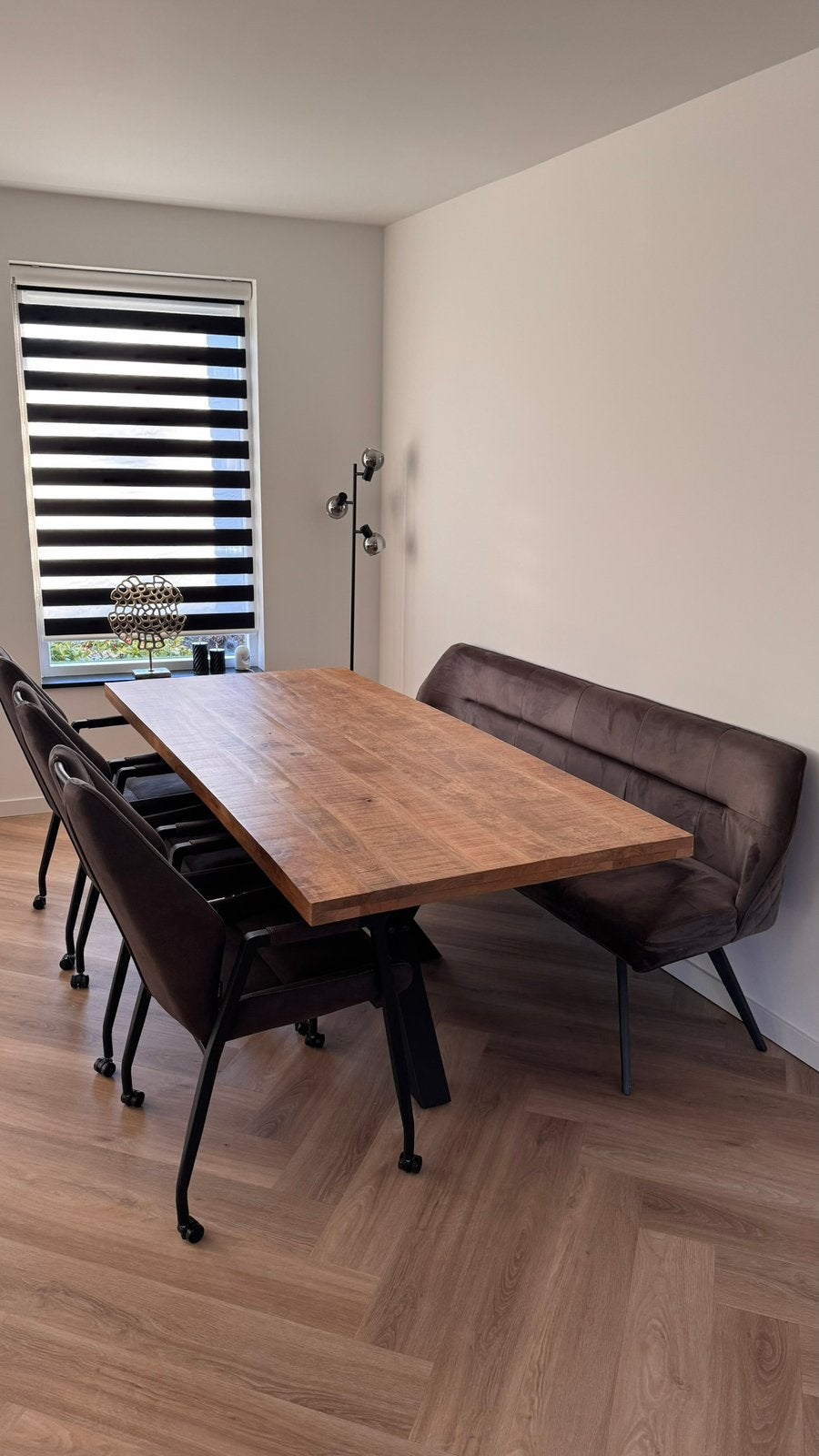 Eettafel, Ophalen, 50 tot 100 cm, Zo goed als nieuw, 150 tot 200 cm