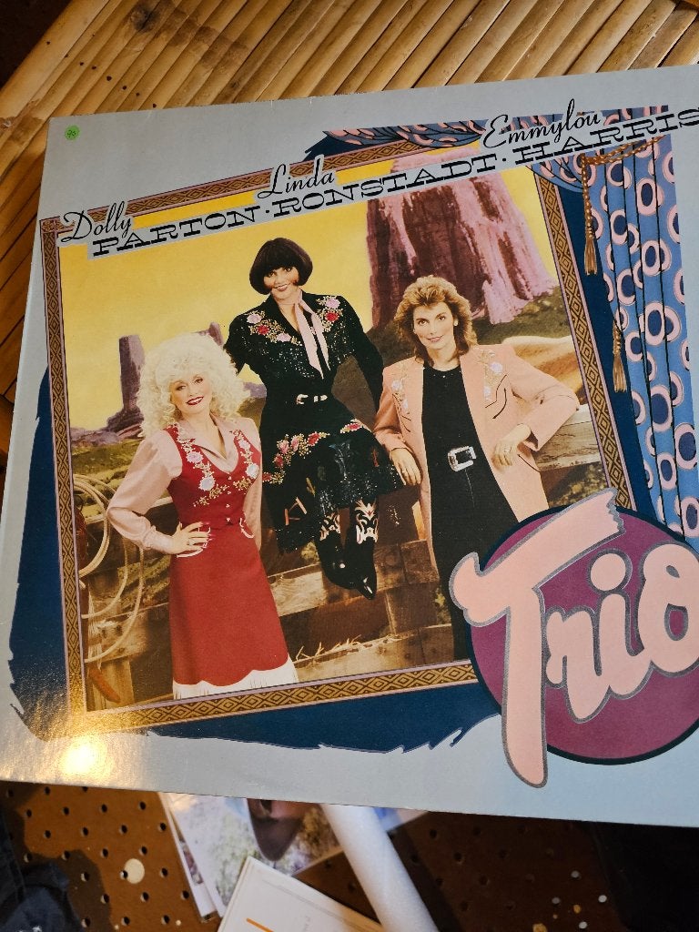 Lp trio met dolly parton, Ophalen, Gebruikt, 12 inch