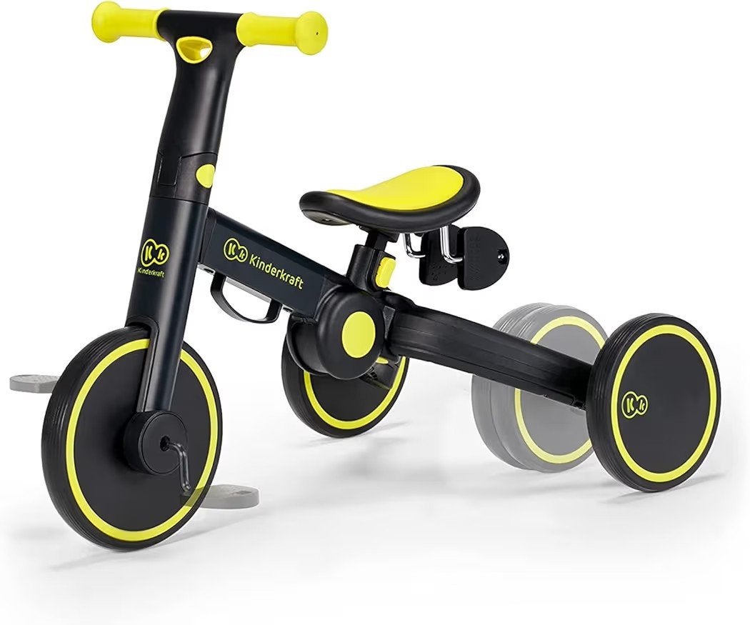 Kinderkraft driewieler – zwart/geel – nieuw, Fietsen en Brommers, Ophalen, Nieuw