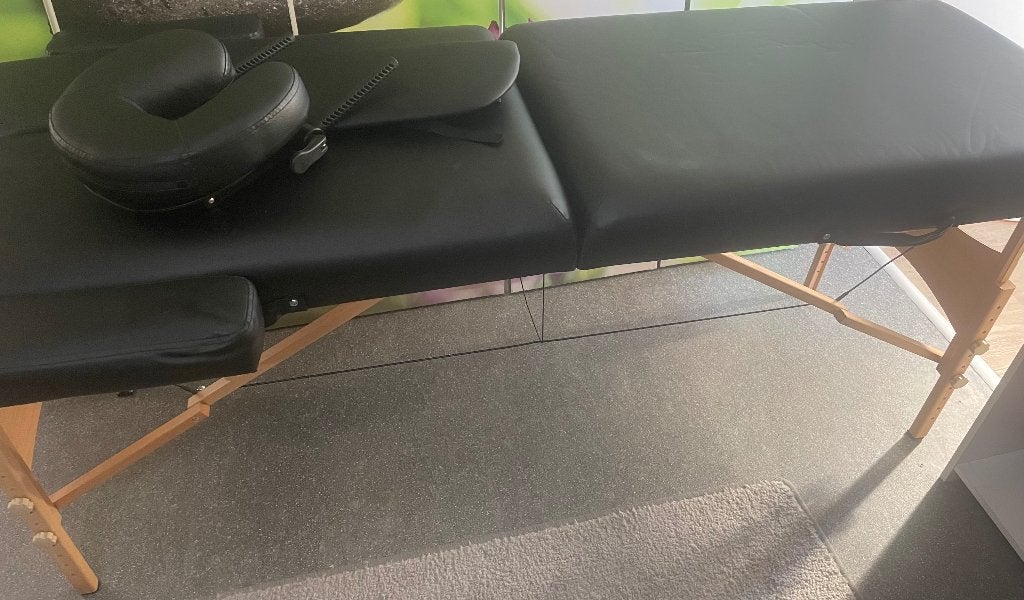 Zwarte mobiele massagetafel, Diensten en Vakmensen