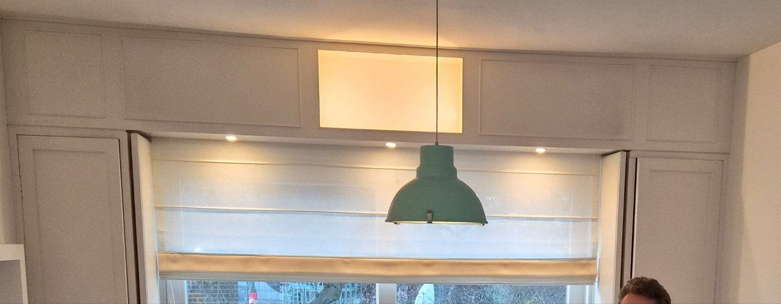 Mooi rolgordijn (ca. 200x264 (hxb)), Huis en Inrichting, Ophalen, Gebruikt, 264 cm, 200 cm