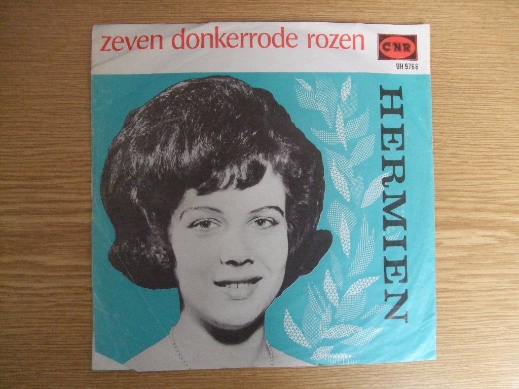 HERMIEN     RODE ANEMONEN / ZEVEN DONKERRODE ROZEN, 7 inch, Ophalen of Verzenden, Zo goed als nieuw, Nederlandstalig
