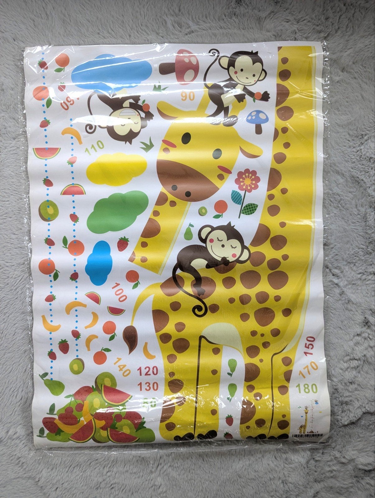 14 stuks Muursticker Giraffe Groeimeter - Kinderkamer Decora, Zelfklevend, Overige merken, Verzenden, Nieuw