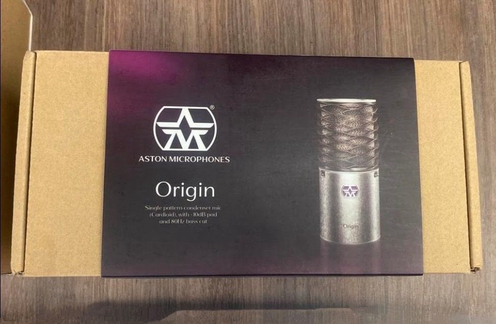Aston Origin Microphone - Made in U.K. Version - ZGAN !, Muziek en Instrumenten, Microfoons, Zo goed als nieuw, Studiomicrofoon