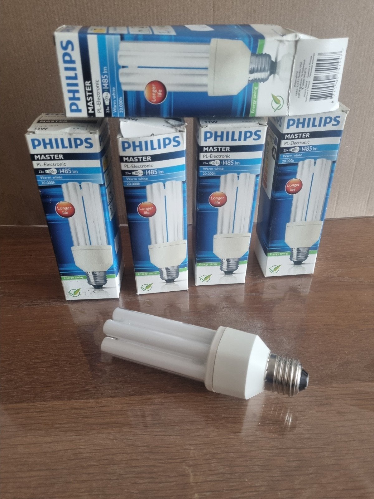 Philips pl electronic 23w E27, Ophalen of Verzenden, Nieuw, E27 (groot), Led-lamp