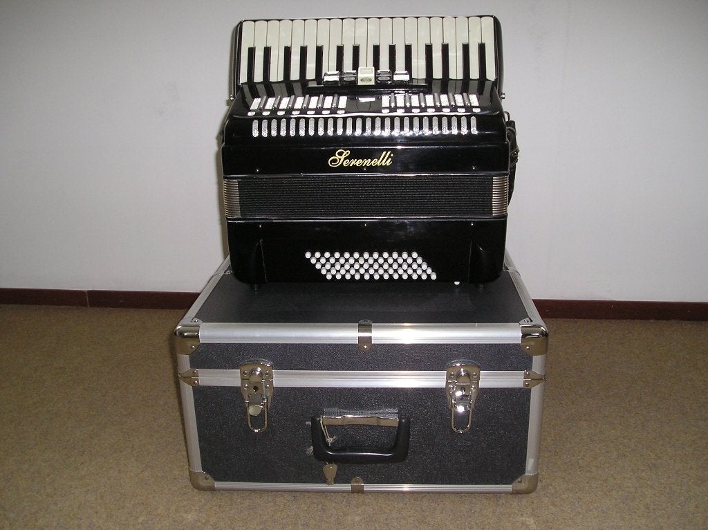 acordeon, Muziek en Instrumenten, Accordeons, Toetsaccordeon, Zo goed als nieuw, Met koffer, Ophalen