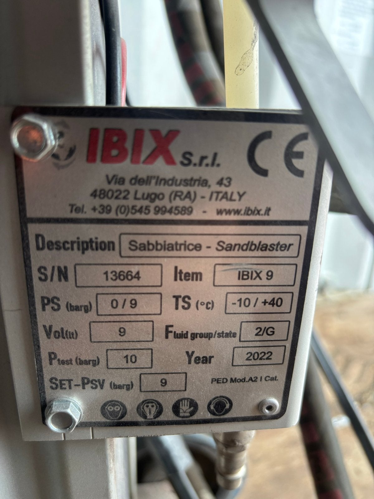 IBIX 9 Zandstraler - Compact en Krachtig, Ophalen of Verzenden