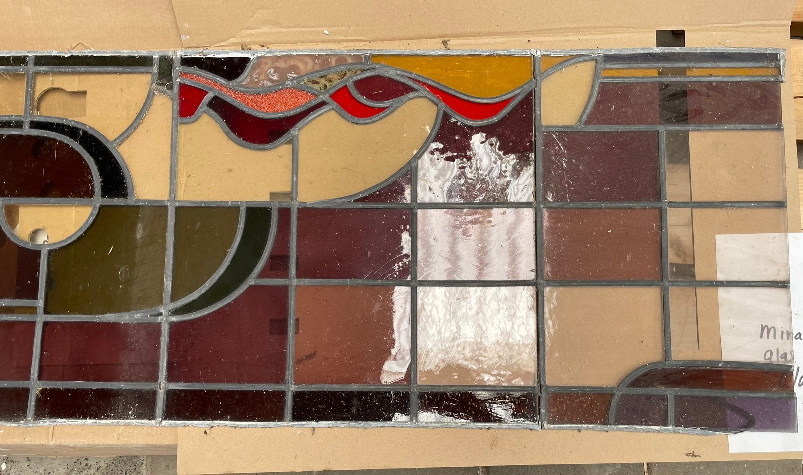 Glas in lood, Ophalen, Gebruikt, Glas in lood, Minder dan 80 cm