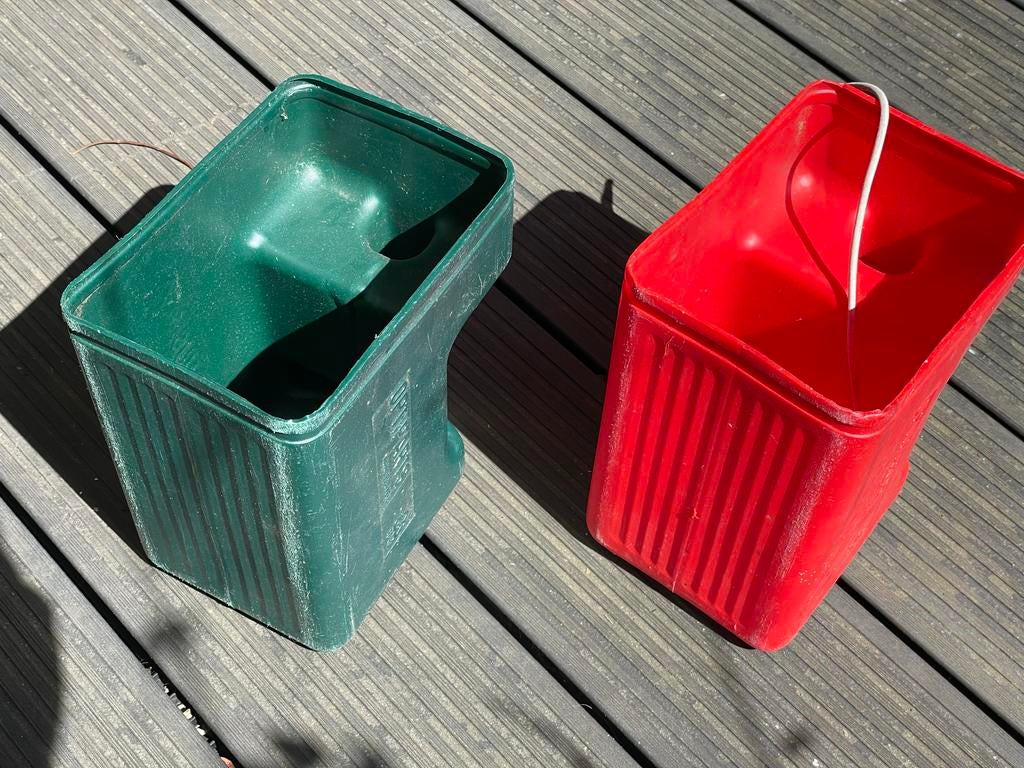 Optimist Optiparts hoosblikken rood en groen, Watersport en Boten, Ophalen of Verzenden, Gebruikt, Overige typen