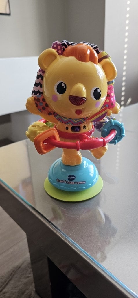 vtech dans draai leeuw, Ophalen of Verzenden, Zo goed als nieuw, 6 maanden tot 2 jaar