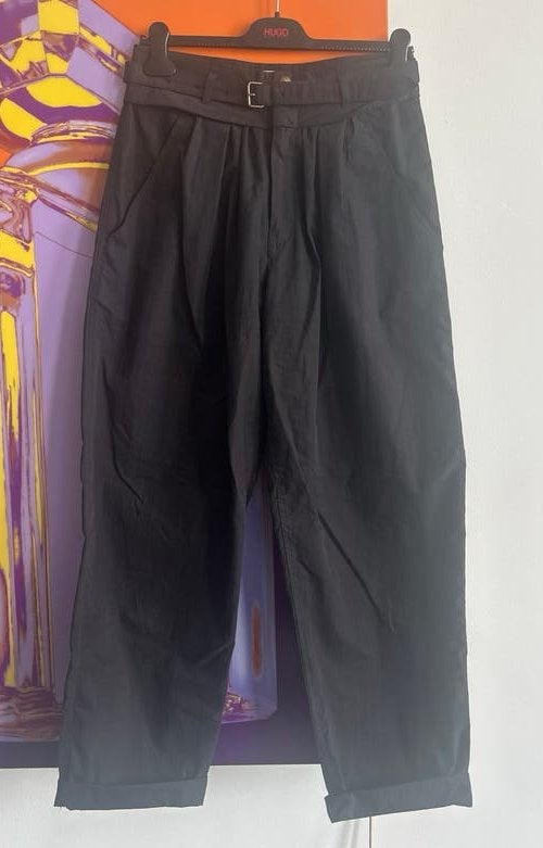 ISABEL MARANT CELIA broek trousers zwart 38 barrel designer, Kleding | Dames, Broeken en Pantalons, Maat 38/40 (M), Zwart, Ophalen of Verzenden