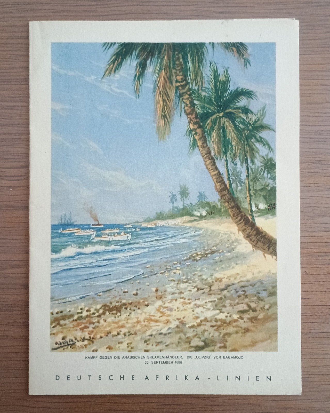 Menukaart 1939 Duitse Afrika Lijn Postdampfer "Watussi", Verzenden, Kaart, Foto of Prent