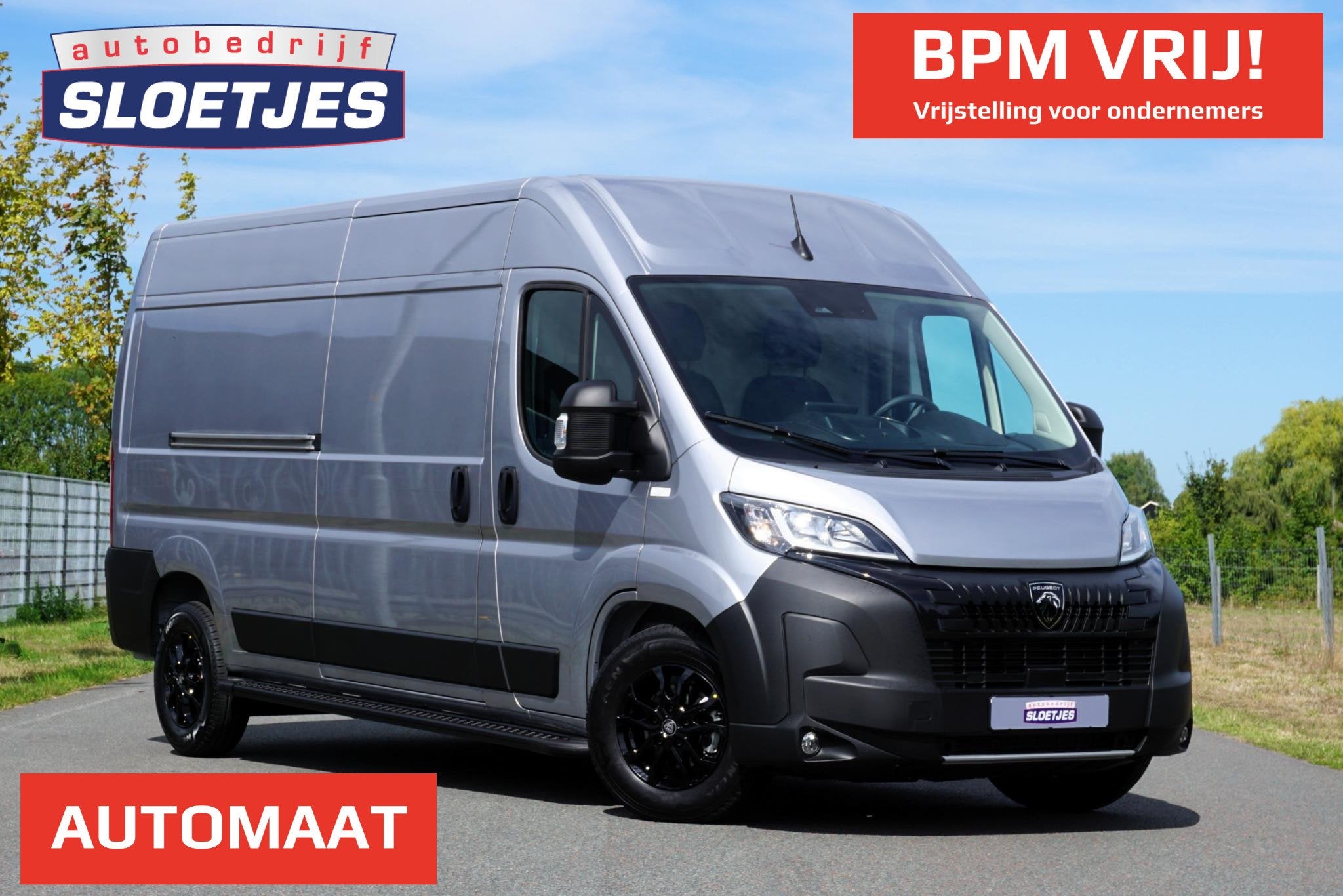 Peugeot Boxer 2.2 BlueHDi 180 L3H2 3.5t Nieuw en BPM vrij |1, Stof, Gebruikt, 4 cilinders, 179 pk