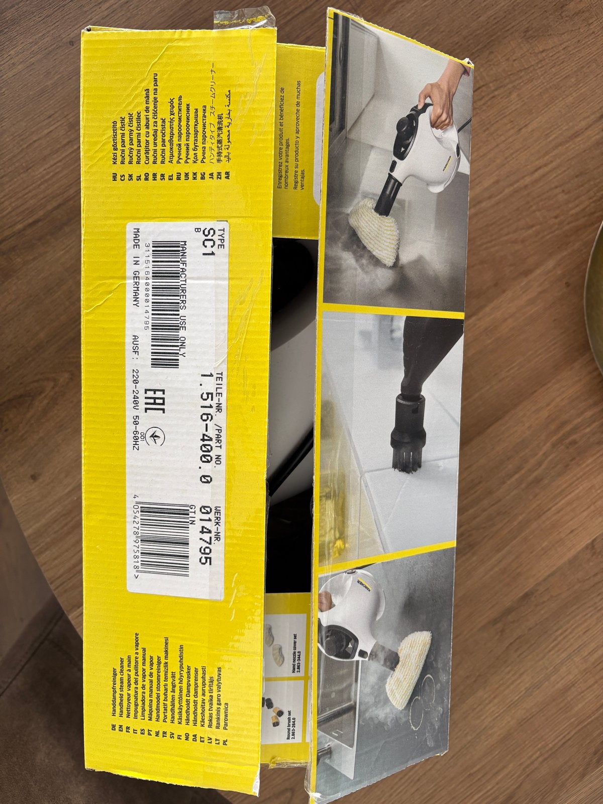 Kärcher SC 1 Stoomreiniger - Compact en Krachtig, Ophalen of Verzenden, Zo goed als nieuw, Stoomreiniger