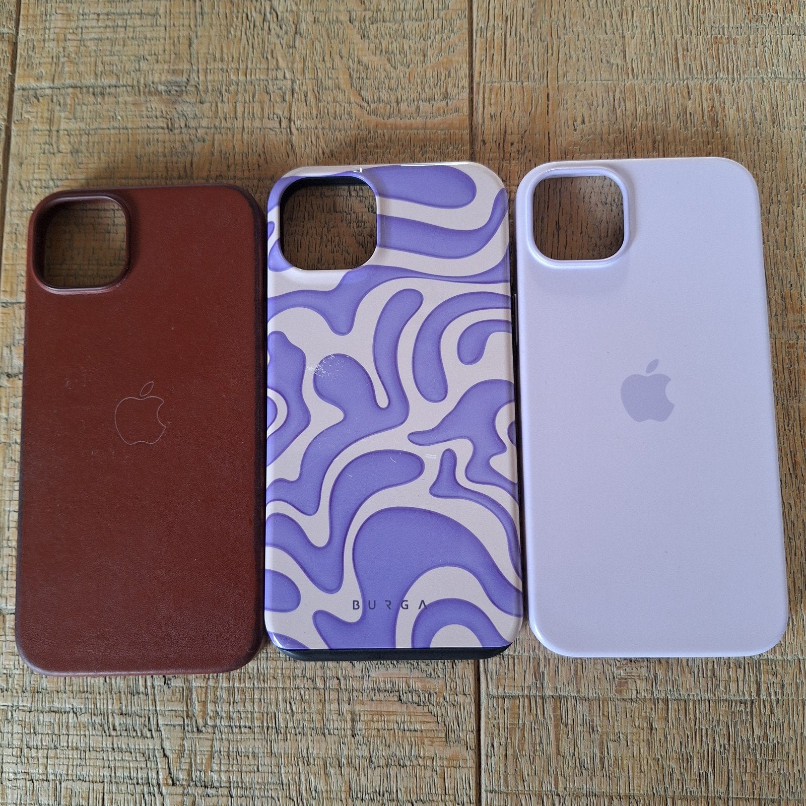iPhone 14+ oesjes - Apple leer, Burga, Siliconen, Rondom bescherming, IPhone 13, Hoesje of Tasje, Ophalen of Verzenden